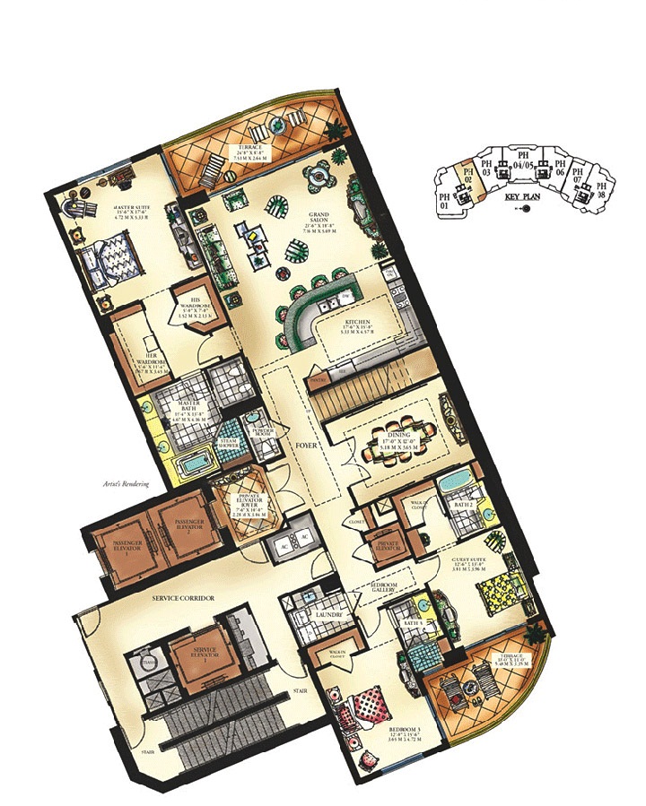 Bella Mare Floor Plan 4 and 5