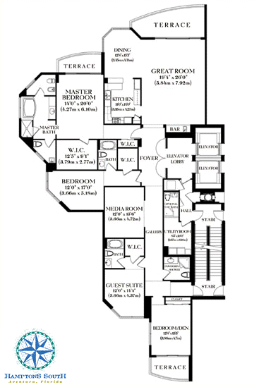 Hamptons South Floor Plan B
