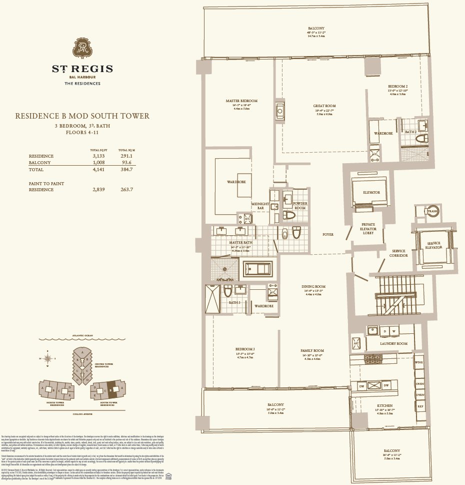 St. Regis Floor Plan B Mod