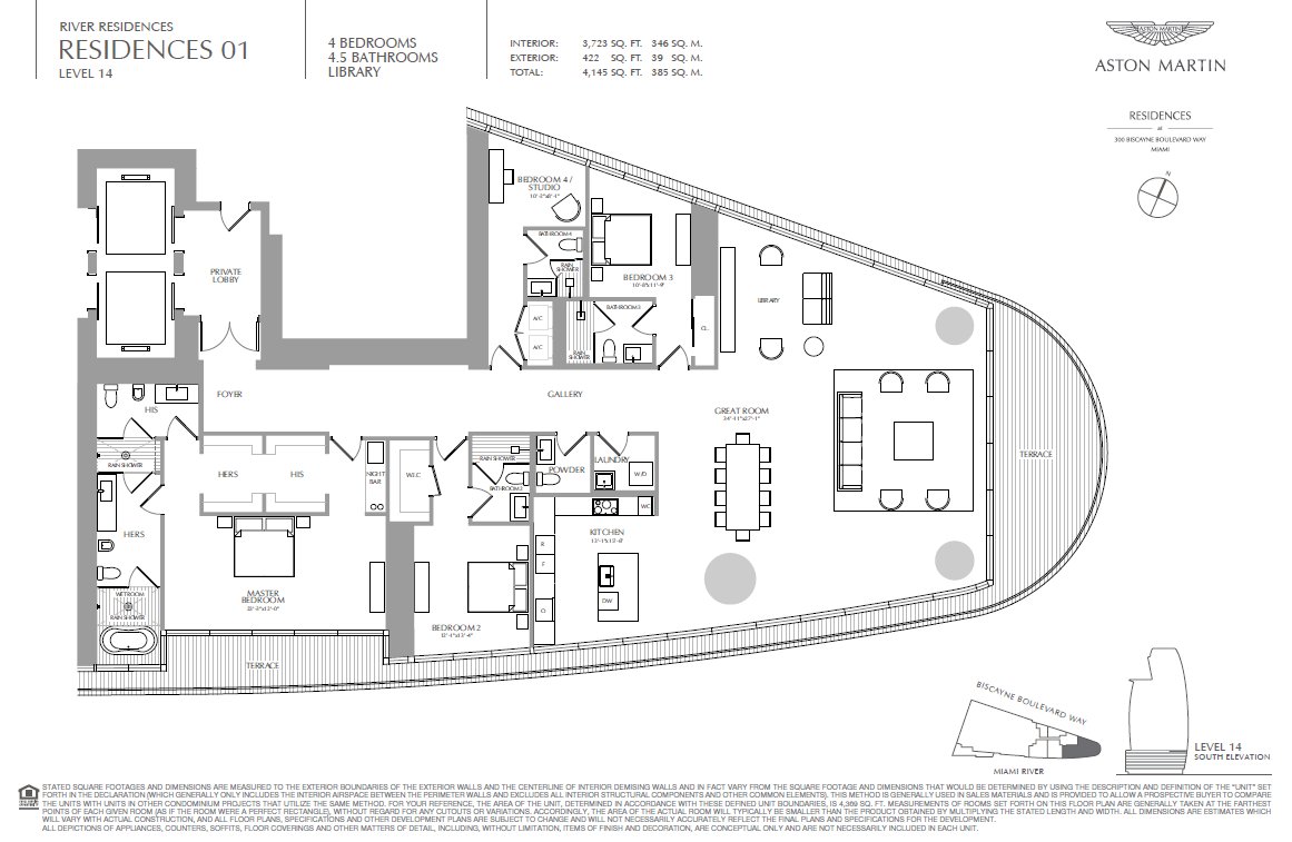 Aston Martin Residences Floor Plan 01