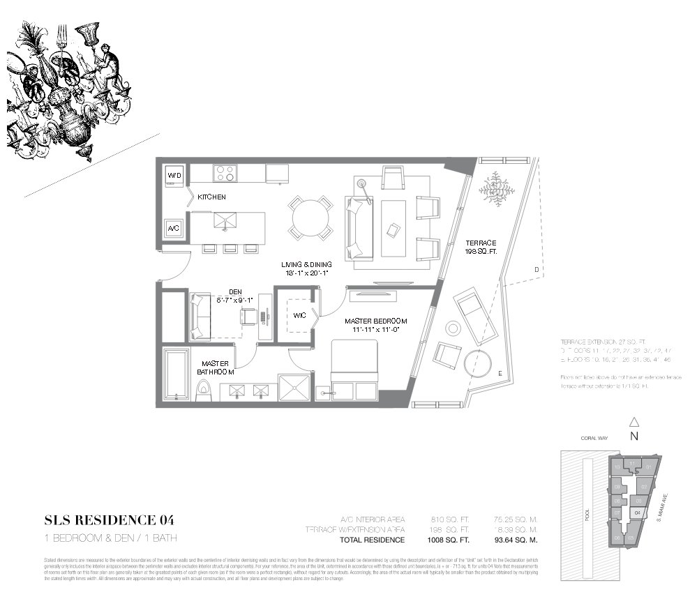 SLS Lux Brickell Floor Plan 04