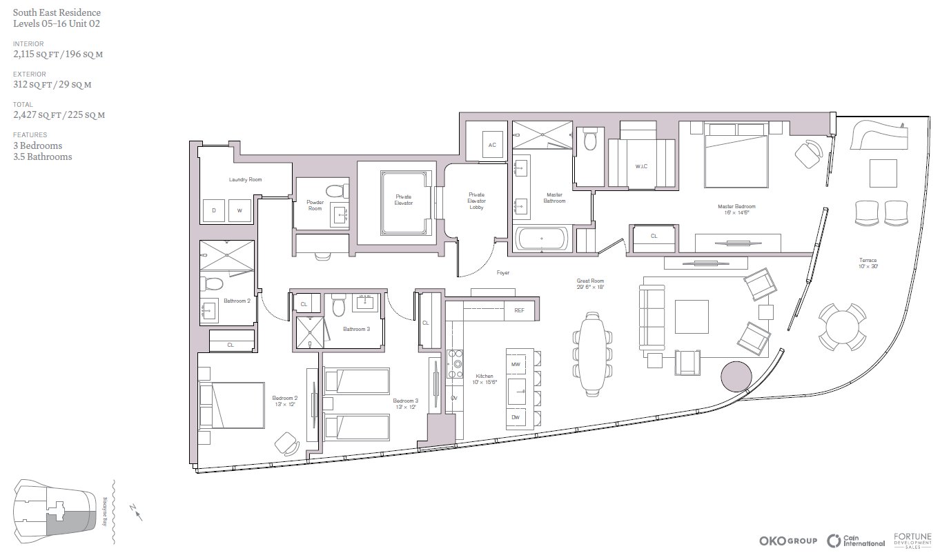 Una Residences Floor Plan 02 line