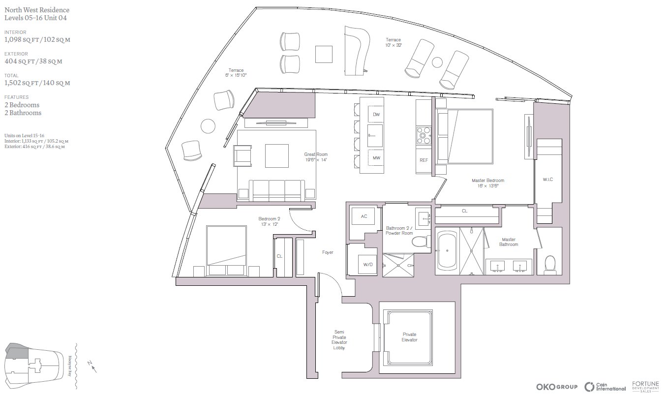 Una Residences Floor Plan 04 line