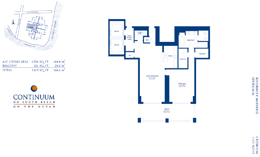 Continuum II Floor Plan C modified