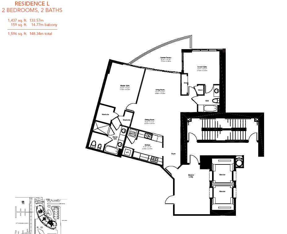Murano Grande Floor Plan L, Apt 09