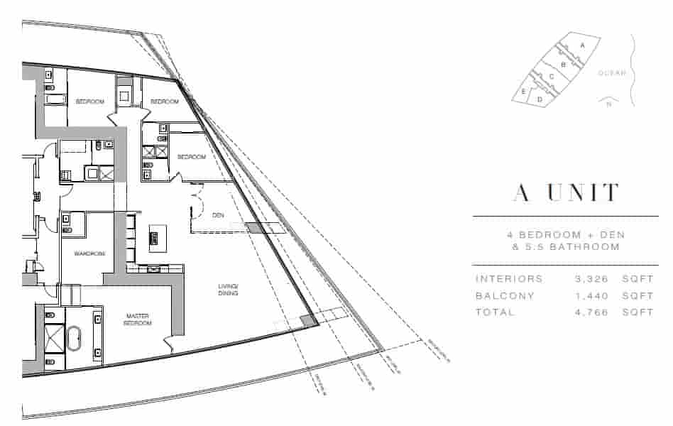 Armani Casa Floor Plan A