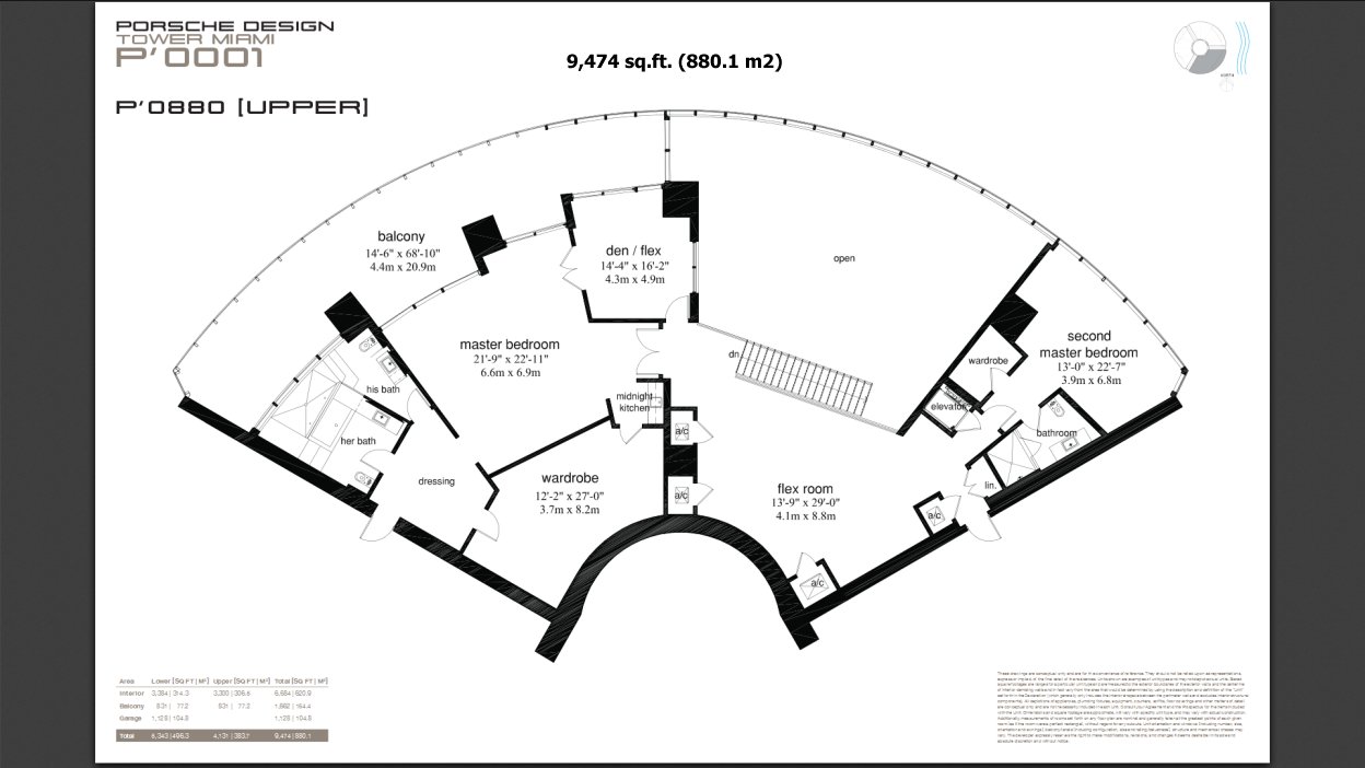 Porsche Tower floor plan line 05