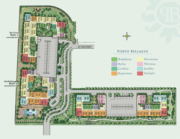 Porto Bellagio Site Plan