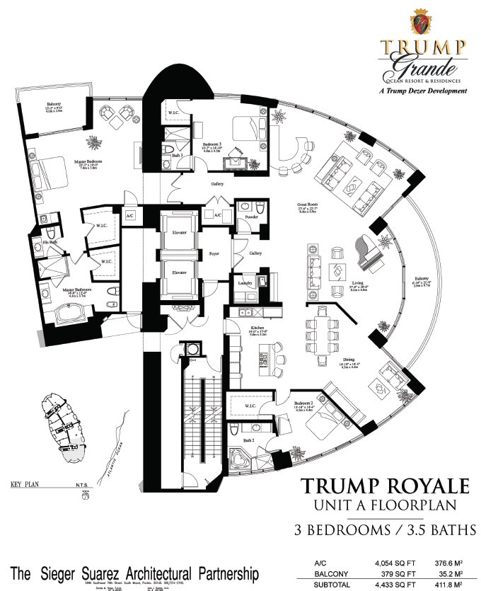 Trump Royale Floor Plan A