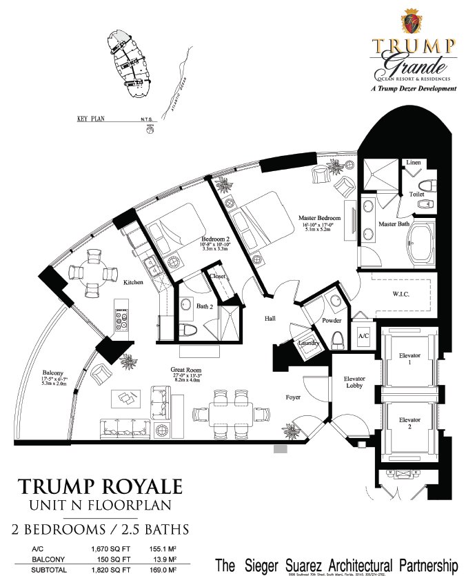 Trump Royale Floor Plan N