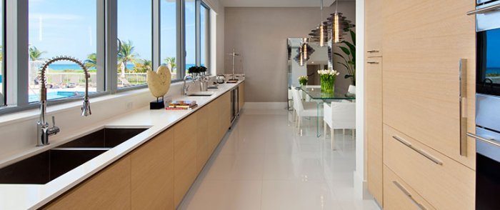 Oceanfront Townhomes kitchen